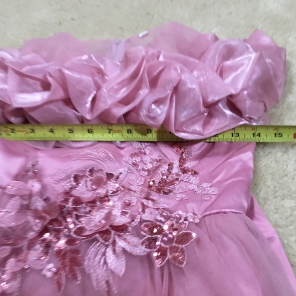 Elegant Pink Kids Dress - Picture 10 of 15